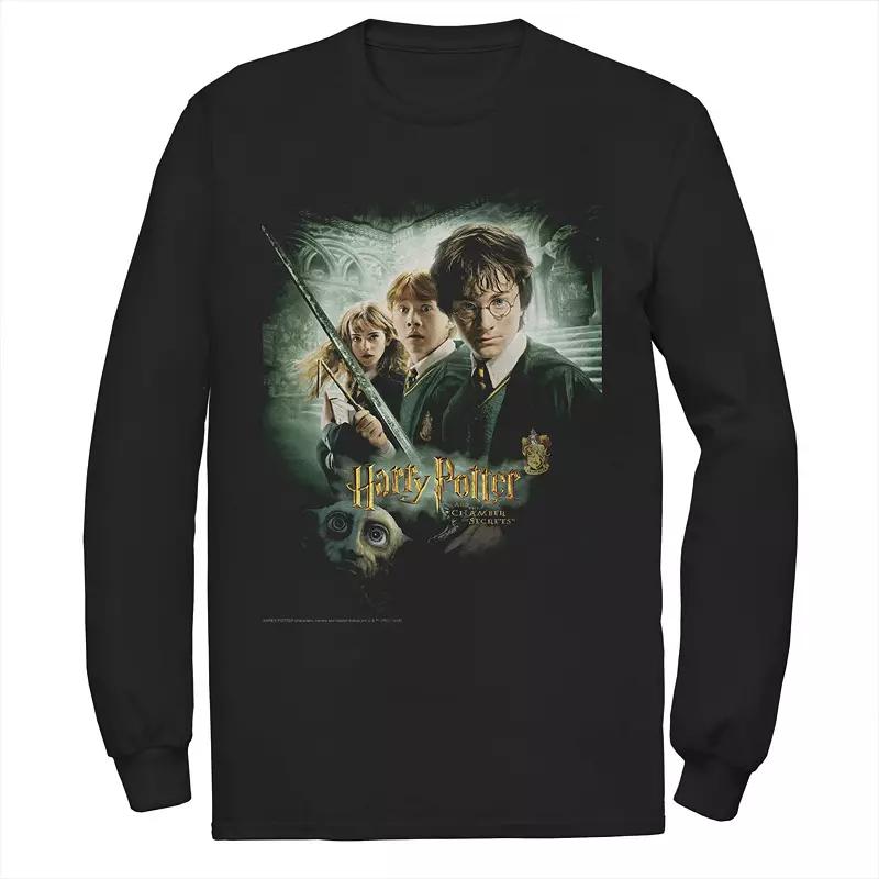 Men's Harry Potter Hagrid Yer A Wizard Harry Portrait Tee, Size: Large, Black Product Image