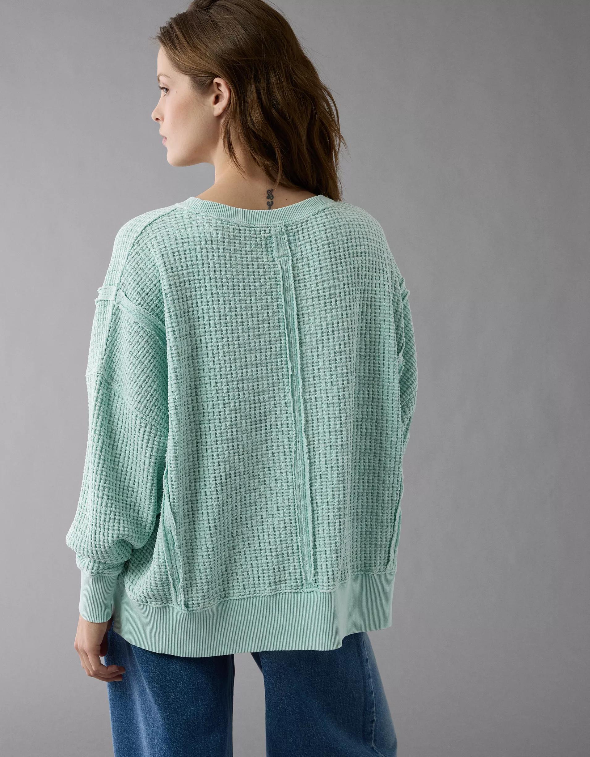 AE Big Hug Waffle Sweatshirt Product Image