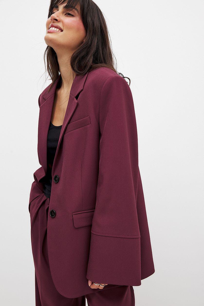 Oversized Blazer With Wide Sleeves Product Image