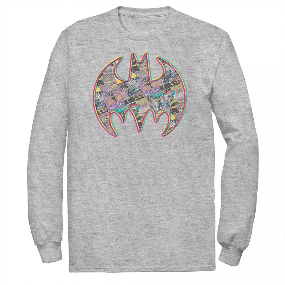 Men's DC Comics Batman Neon Comic Cover Logo Tee,  Product Image