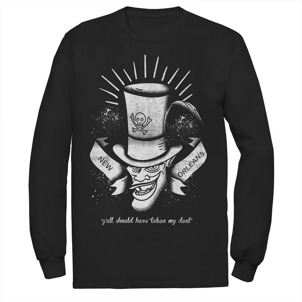 Men's Disney Princess and the Frog Doctor Facilier Deal Long Sleeve Tee,  Product Image