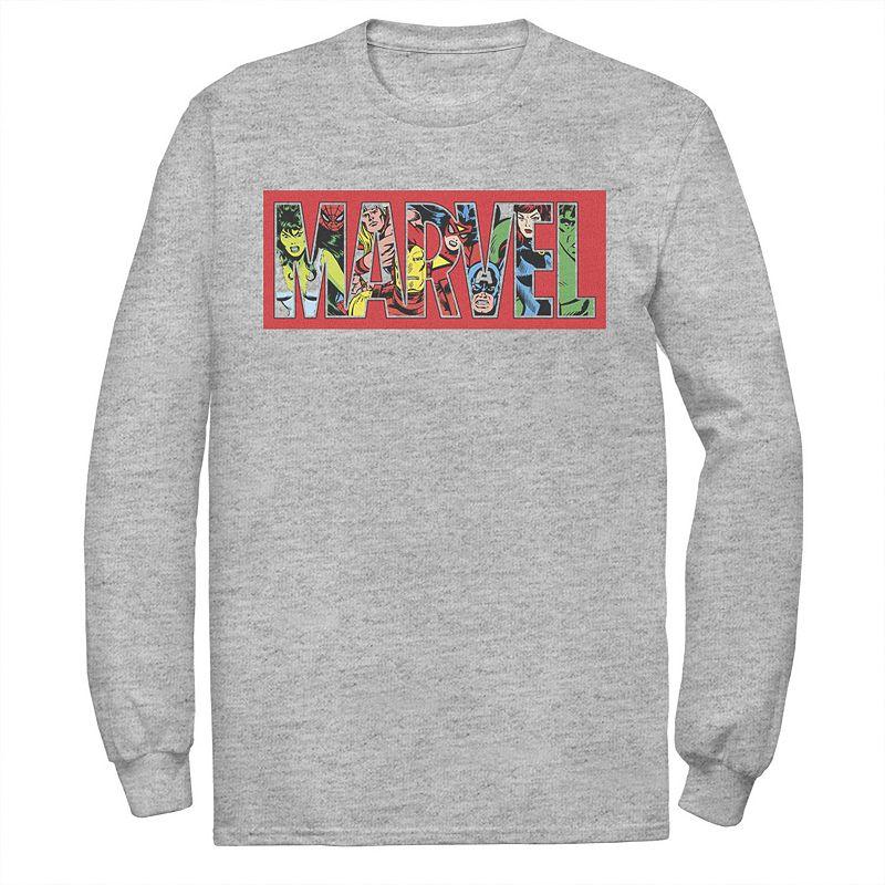 Men's Marvel Character Logo Graphic Tee,  Product Image