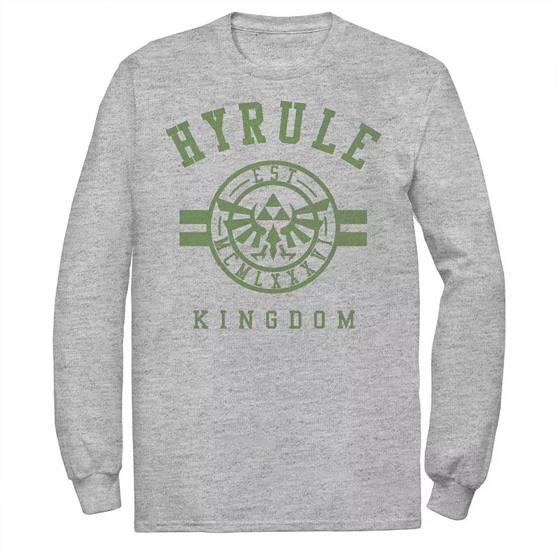 Men's Nintendo Zelda Hyrule Kingdom Collegiate Est 1986 Tee, Size: XL, Ath Product Image