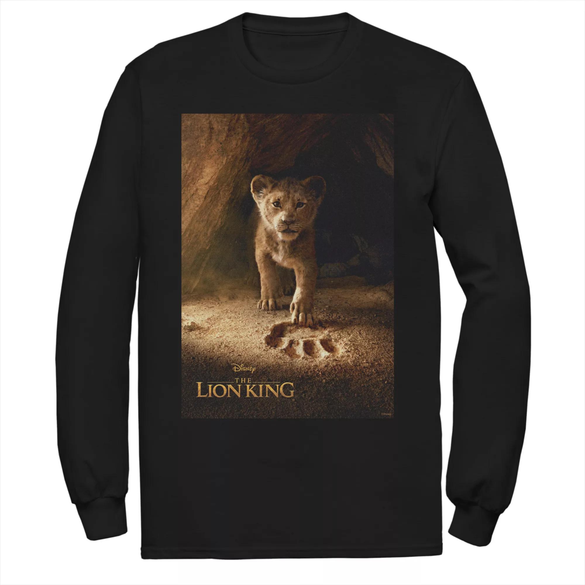 Disney's The Lion King Men's Young Simba Long Sleeve Graphic Tee,  Product Image