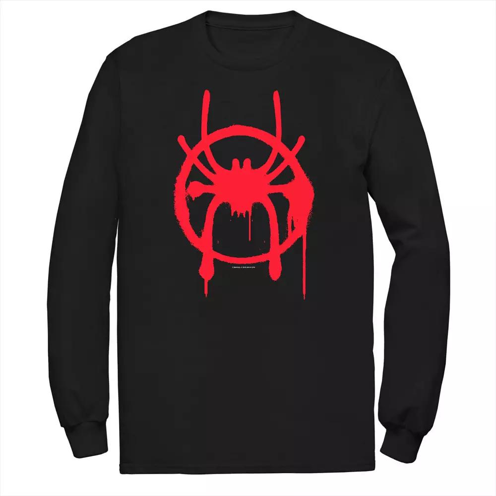 Big & Tall Marvel Spiderverse Miles Symbol Tag Tee, Men's,  Product Image