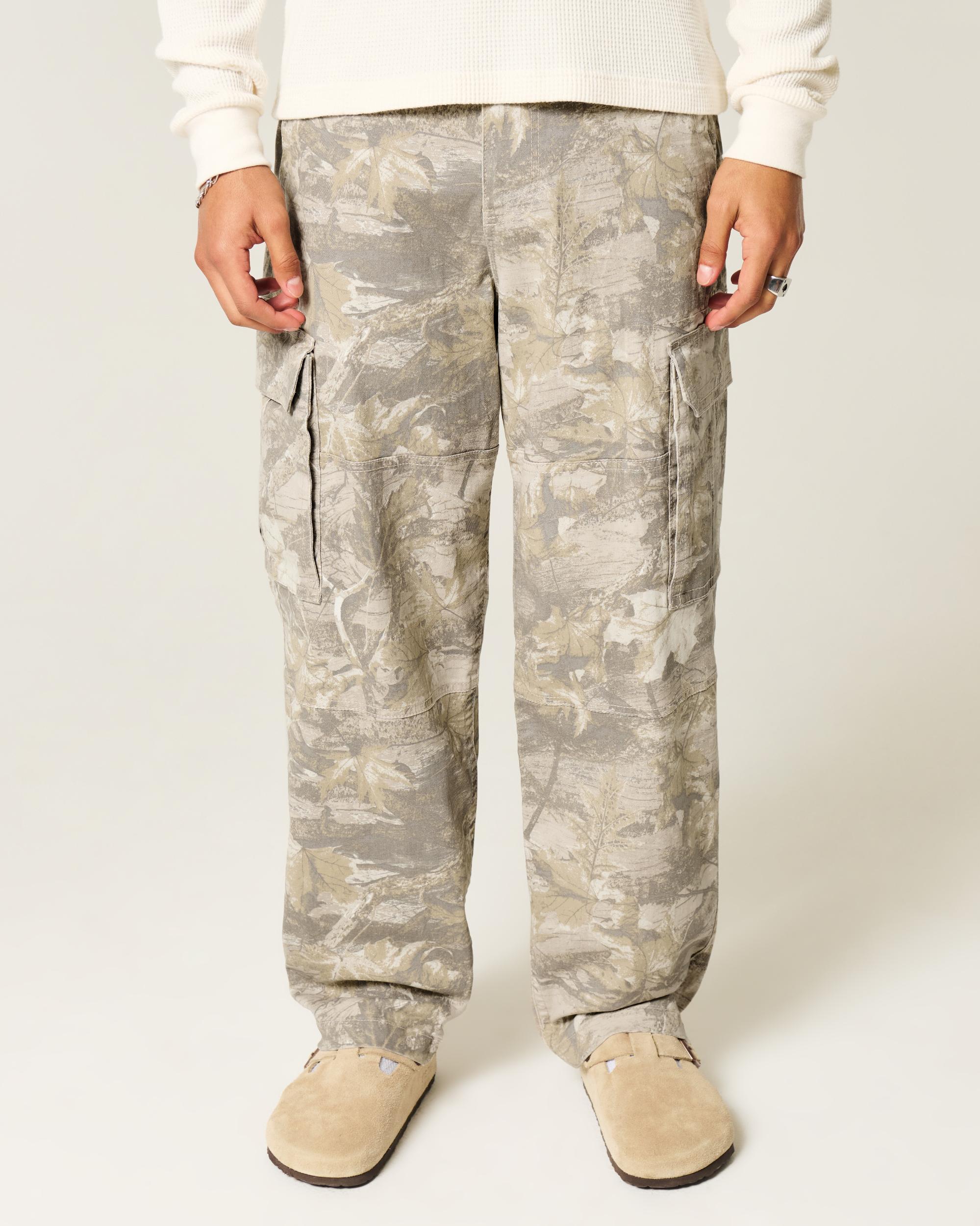 Camo Skater Baggy Cargo Pants Product Image