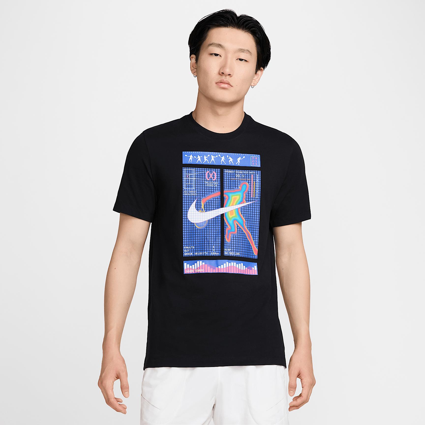 NikeCourt Men's Dri-FIT Tennis T-Shirt Product Image