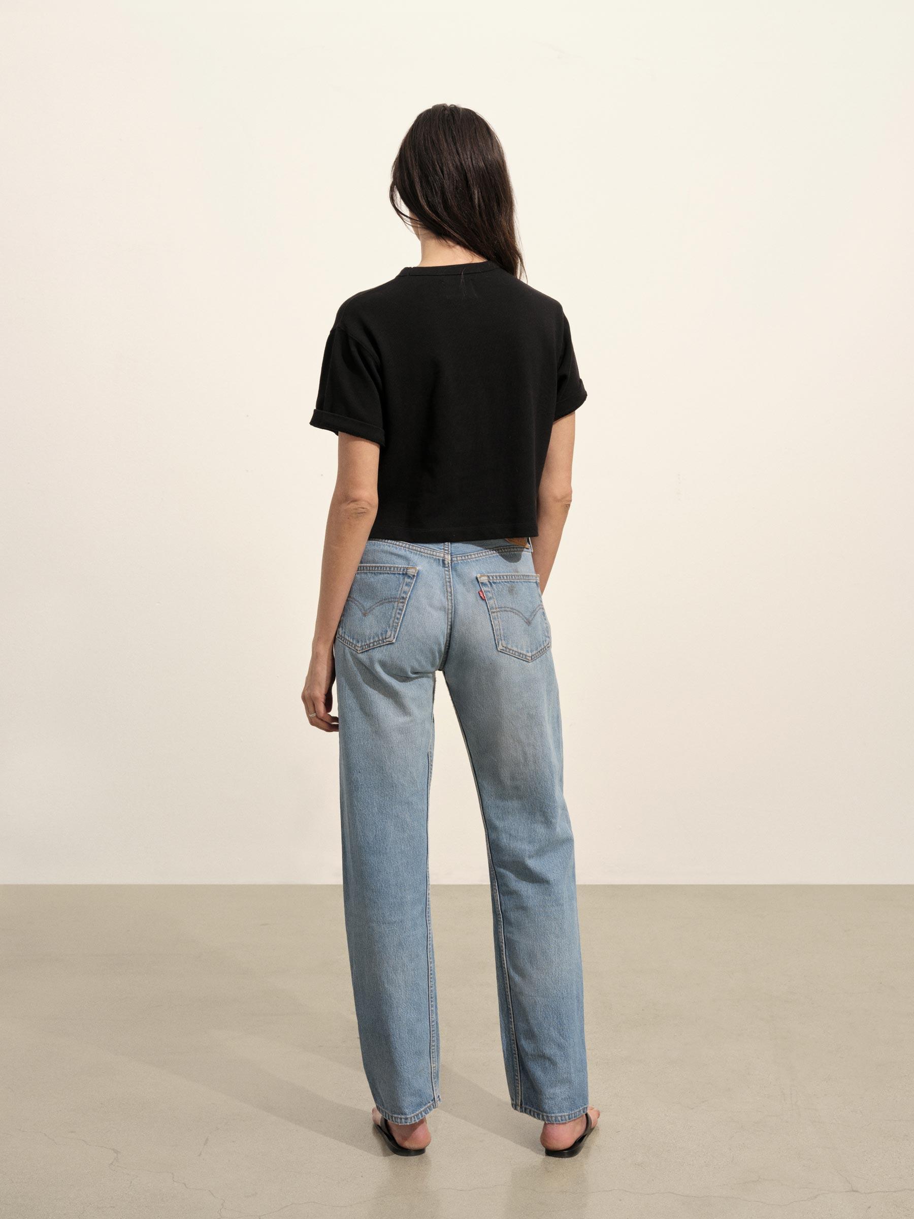 Black Field-Spec Boyfriend Crop Tee Product Image