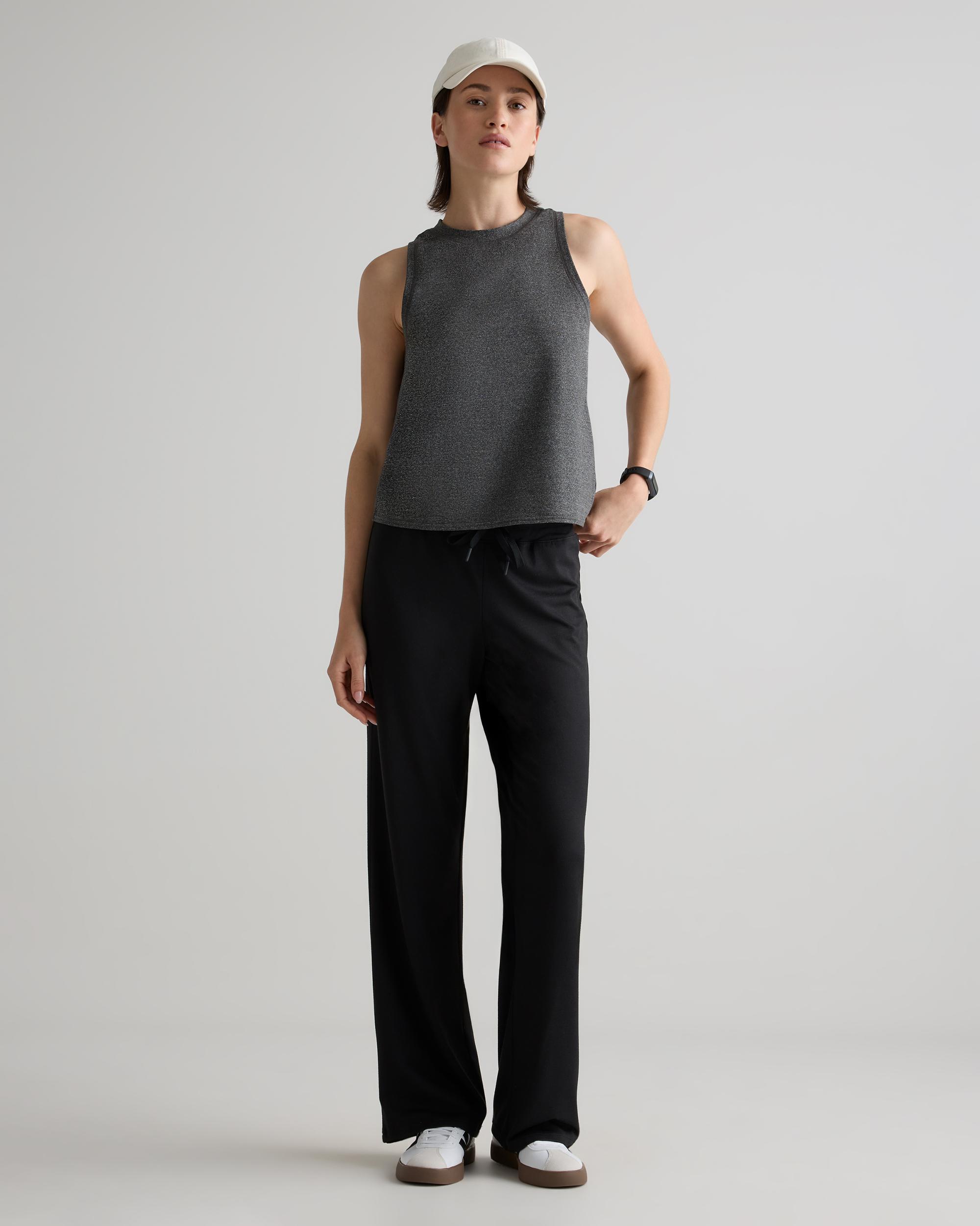 Quince | Women's Super Soft Performance Tank Top Flowknit Activewear, 100% Polyester Product Image