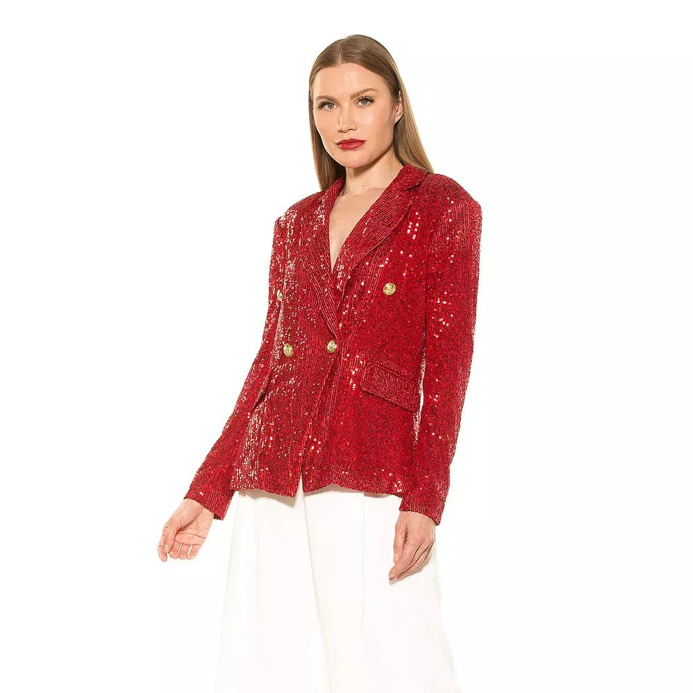 Women's ALEXIA ADMOR Abbi Longline Double Breasted Jacket,  Product Image