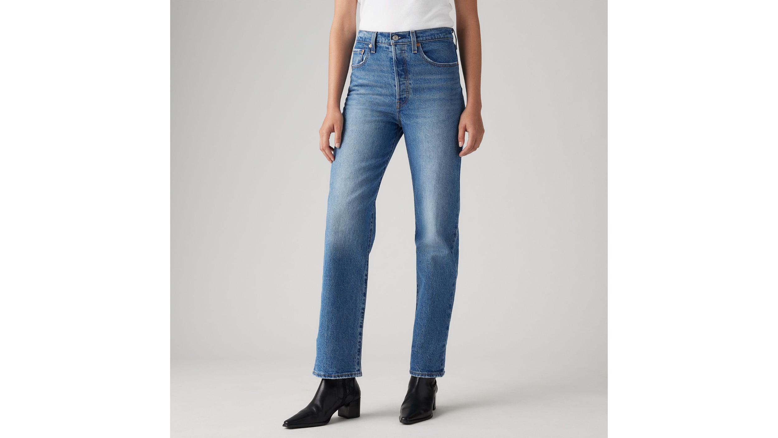 Ribcage Straight Ankle Women's Jeans Product Image