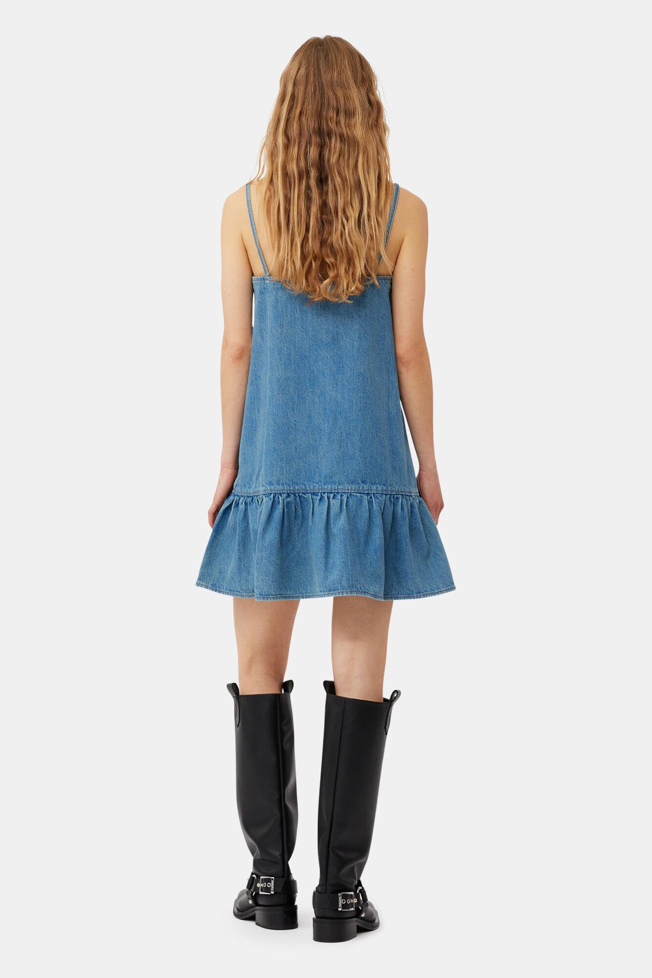 Tint Denim Mini Dress Product Image