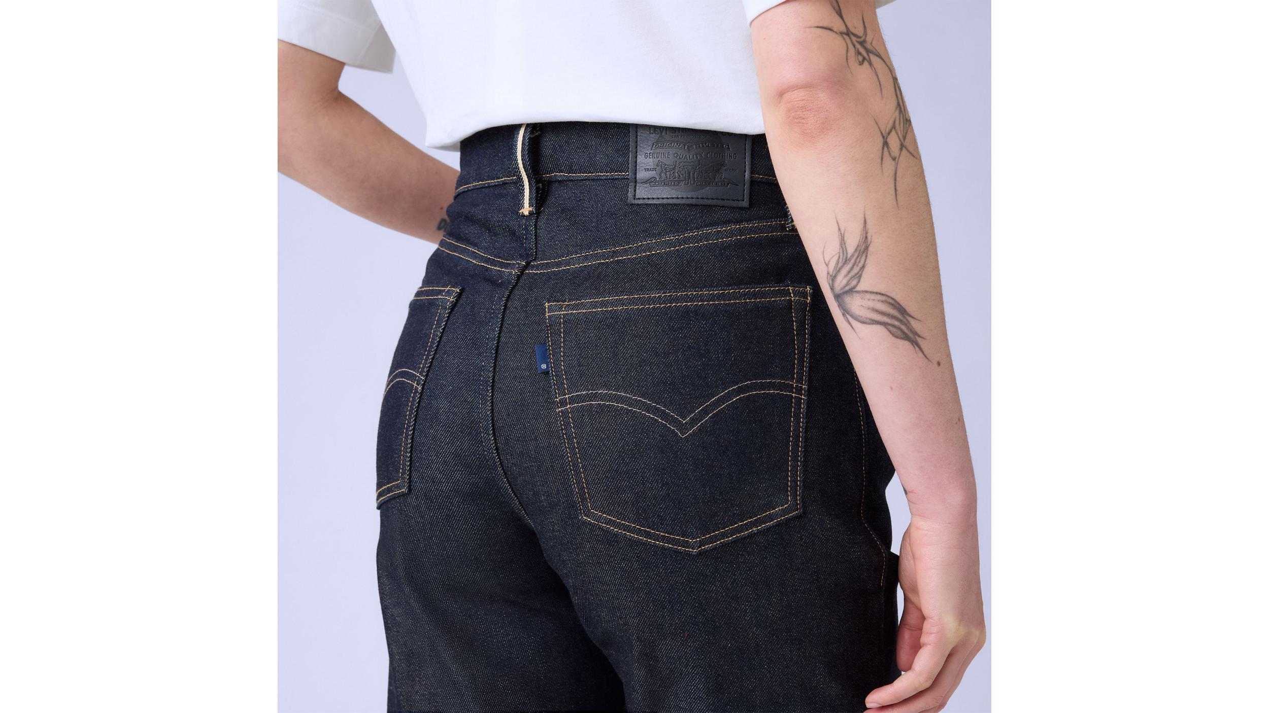 Japanese Selvedge High Rise Boyfriend Women's Jeans Product Image