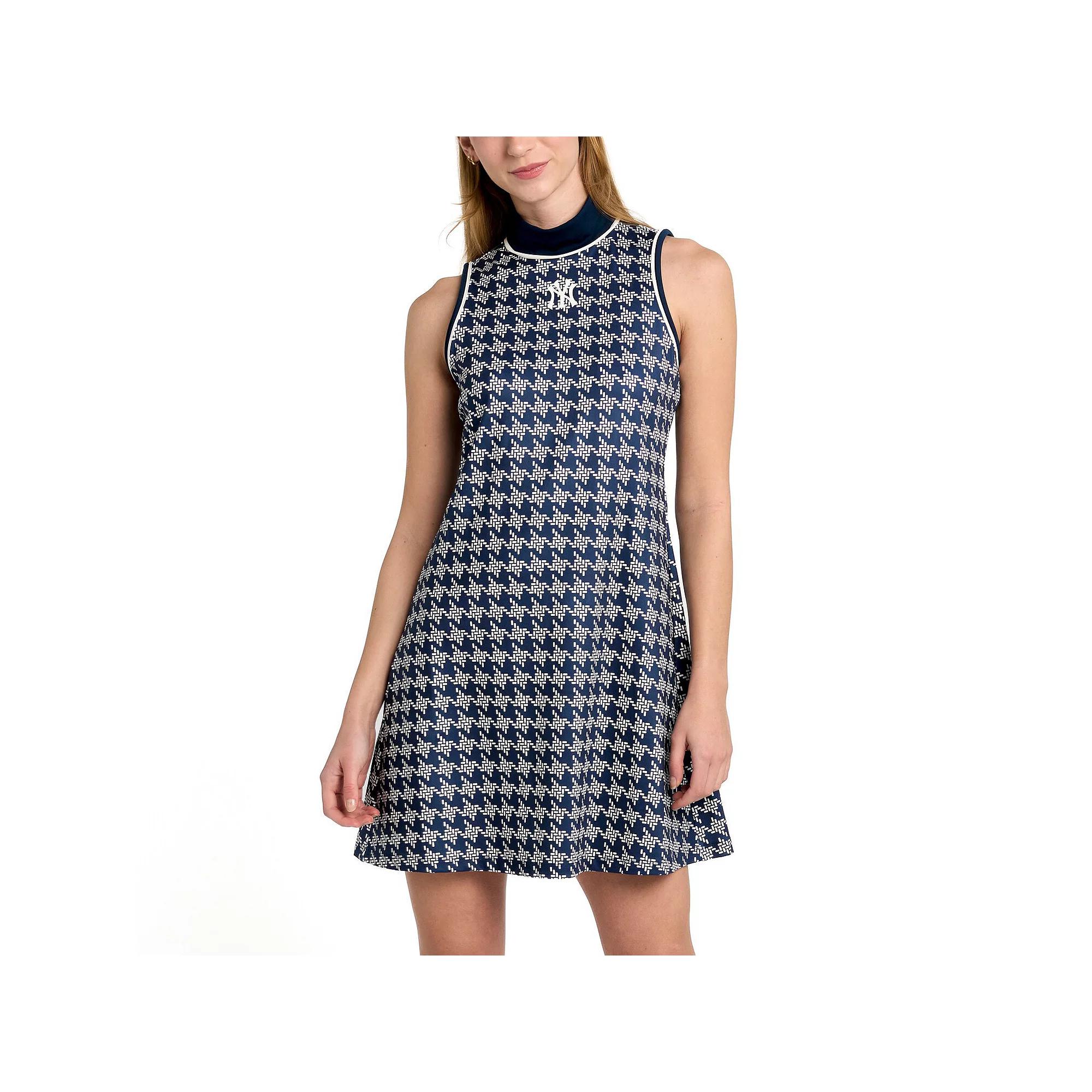 Women's Lusso Navy New York Yankees Cameron Dress, Size: Medium, Blue Product Image