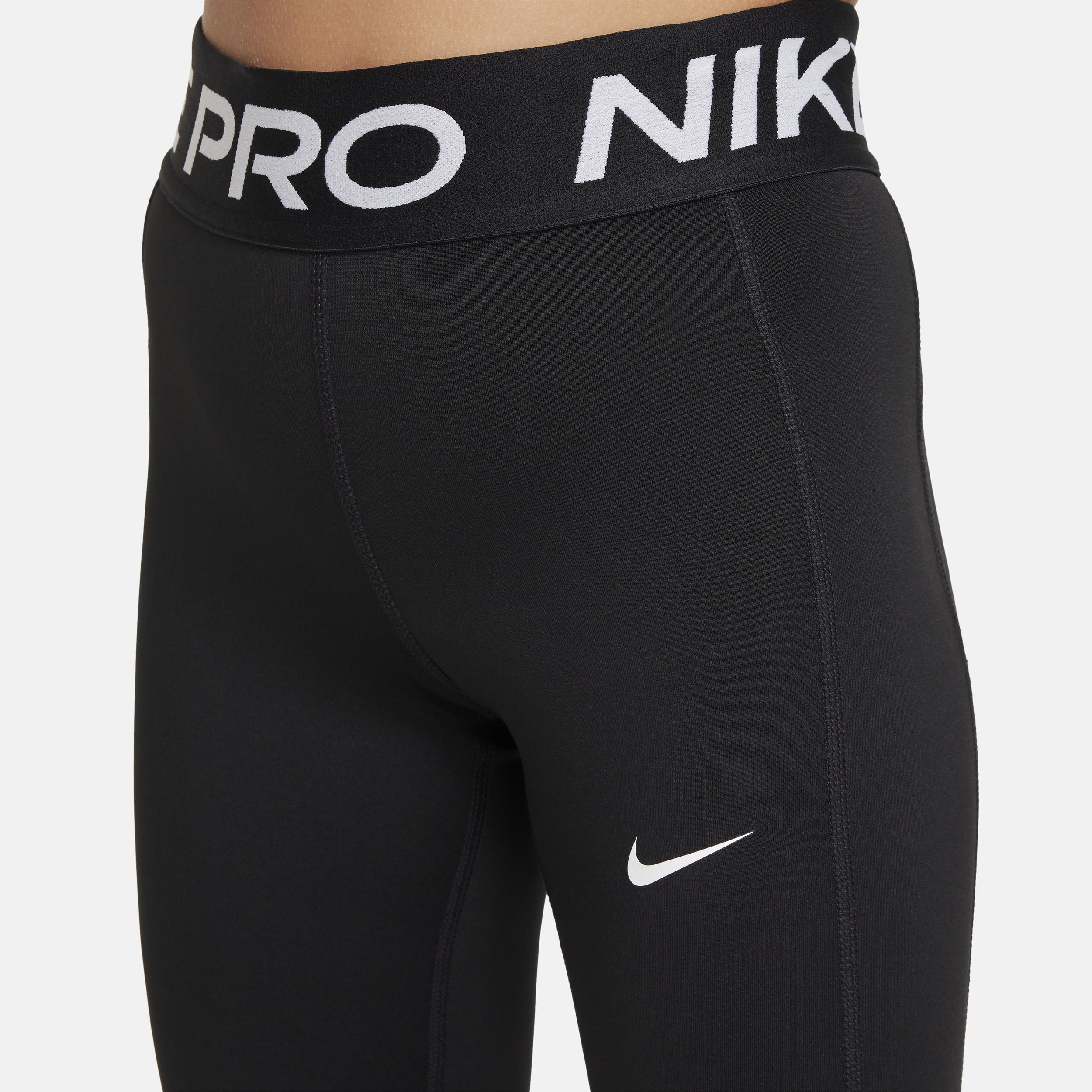 Womens Nike Pro Leak Protection: Period Girls Dri-FIT Leggings | FJ6863-010 Product Image