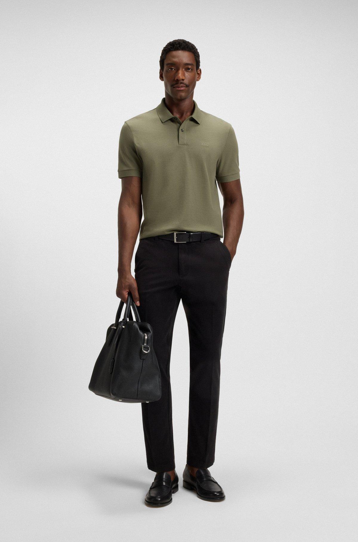 Pallas polo shirt in cotton piqué with logo details Product Image