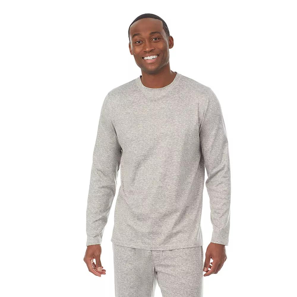 Men's Cuddl Duds® Far-Infrared Enhance Pajama Crewneck Tee,  Product Image