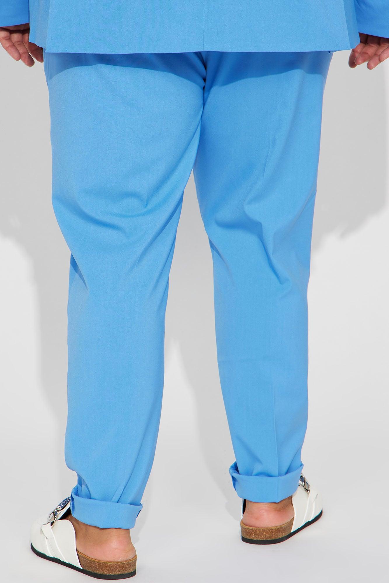 The Modern Stretch Slim Trouser - Blue Product Image