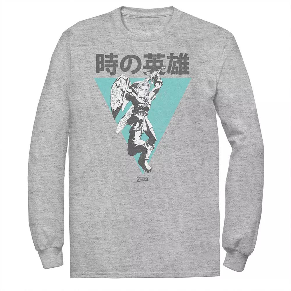 Big & Tall Nintendo The Legend Of Zelda Kanji Style Portrait Tee, Men's,  Product Image