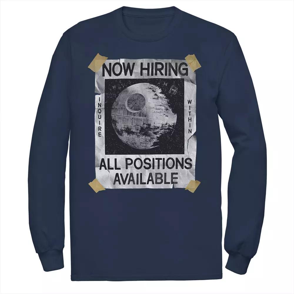 Men's Star Wars Now Hiring On The Death Star Tee,  Product Image
