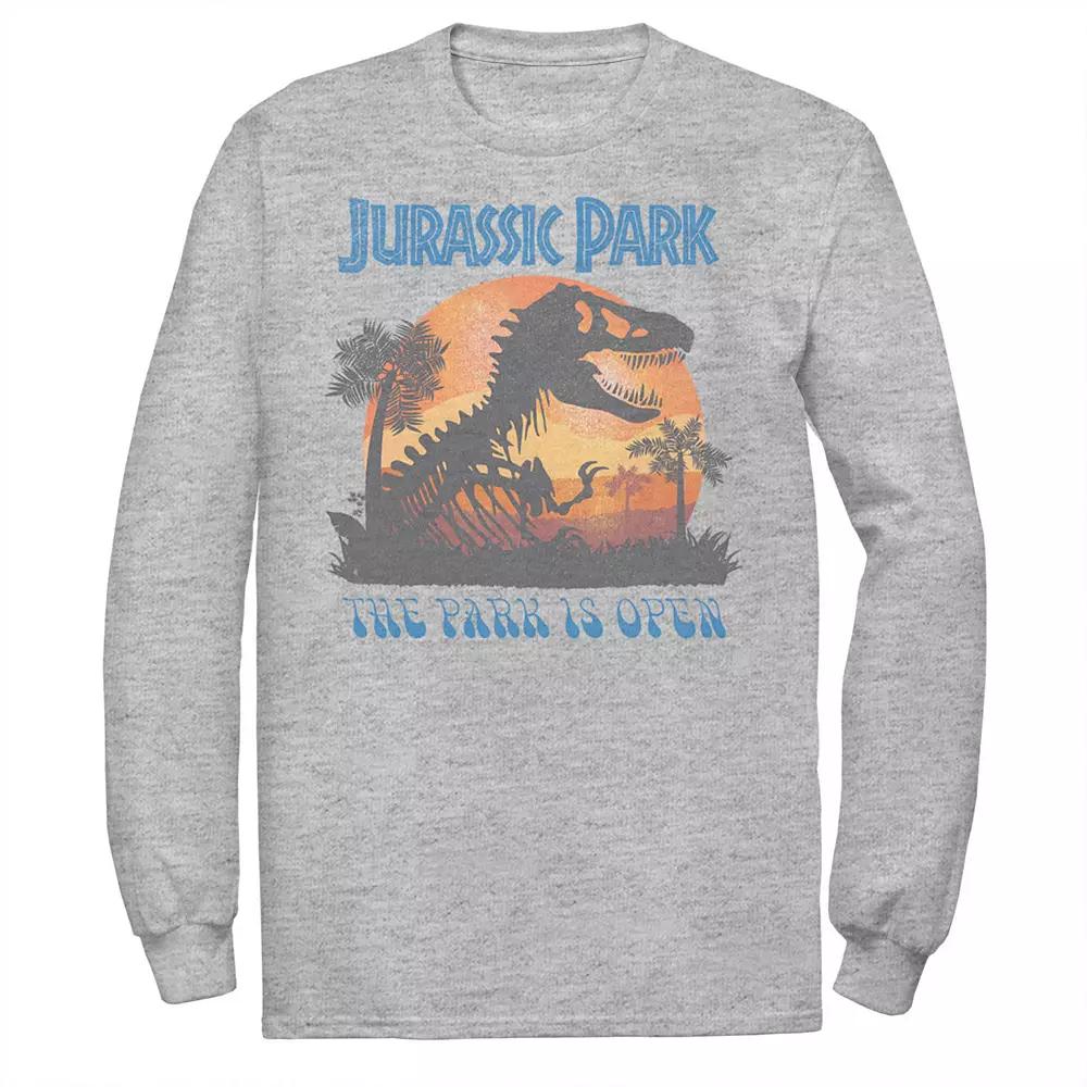 Men's Jurassic Park T Rex Sunset Portrait Tee,  Product Image