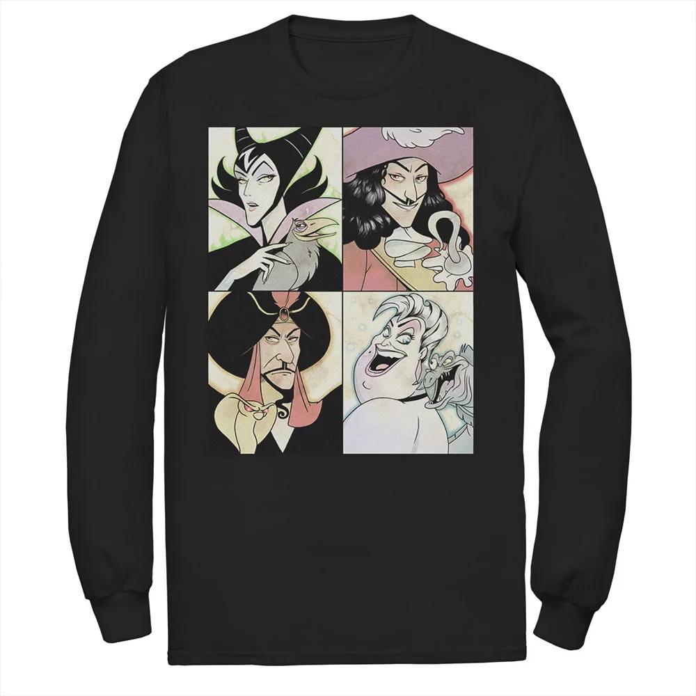 Disney's Villains Men's Anime Watercolor Panels Tee,  Product Image