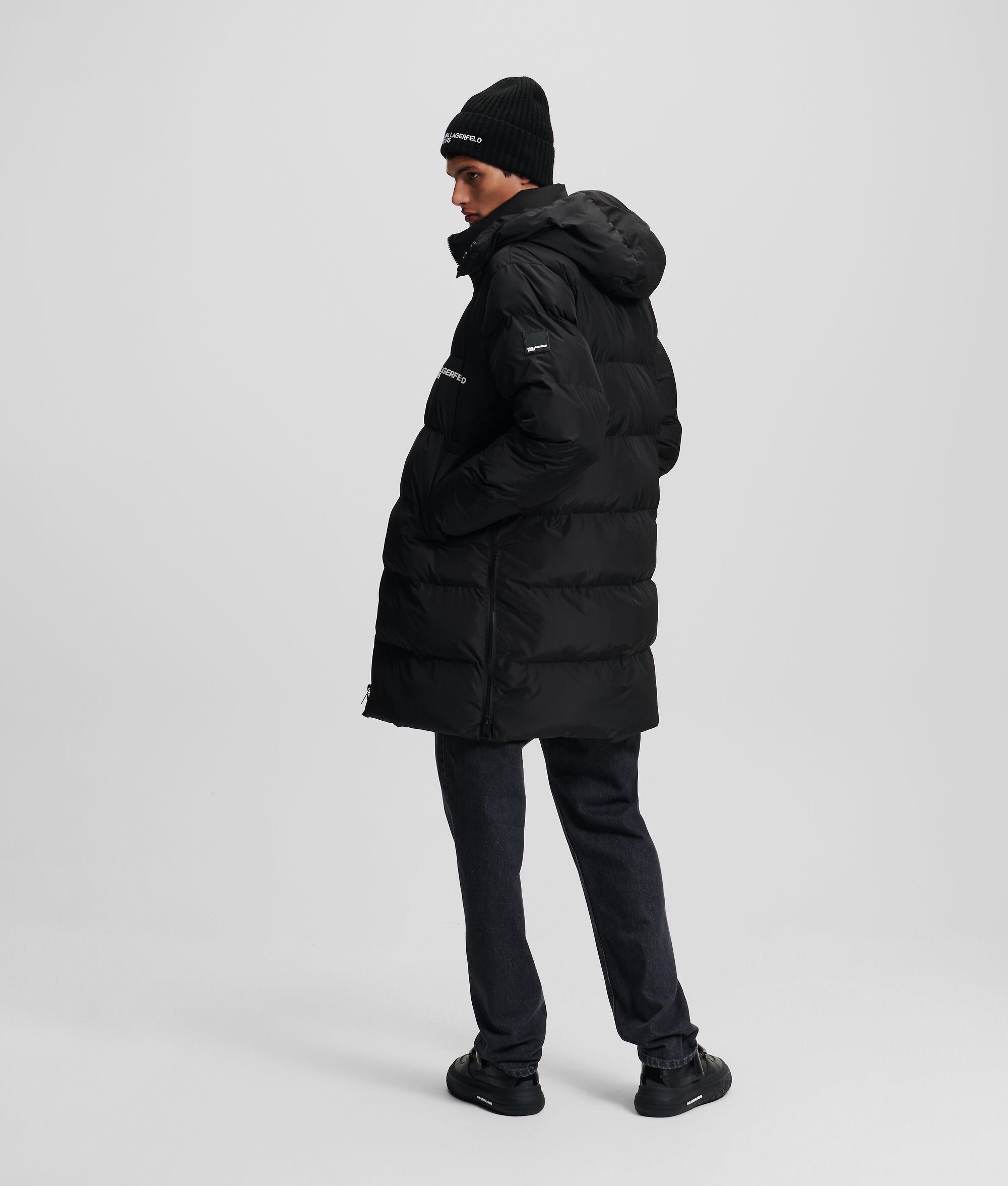 HOODED LONGLINE PUFFER COAT Product Image