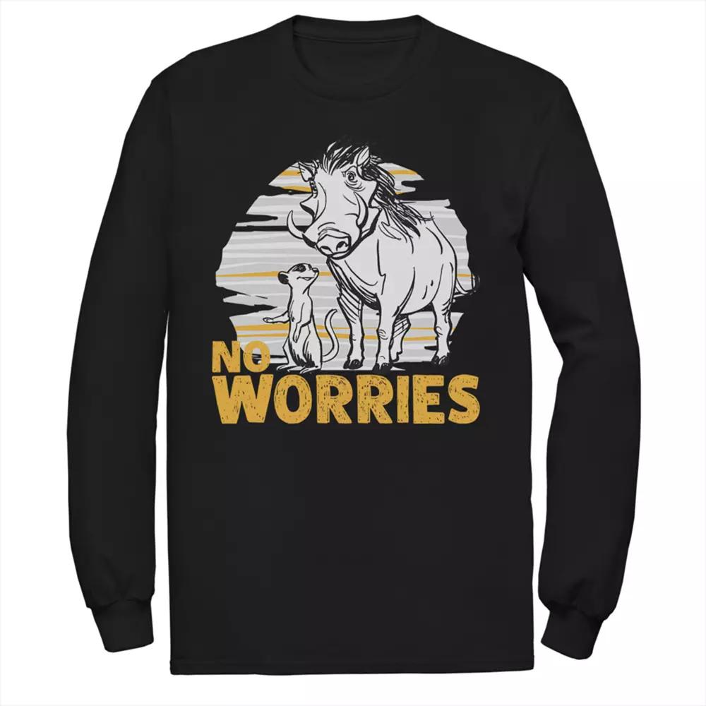 Disney's The Lion King Men's No Worries Long-Sleeve Tee,  Product Image