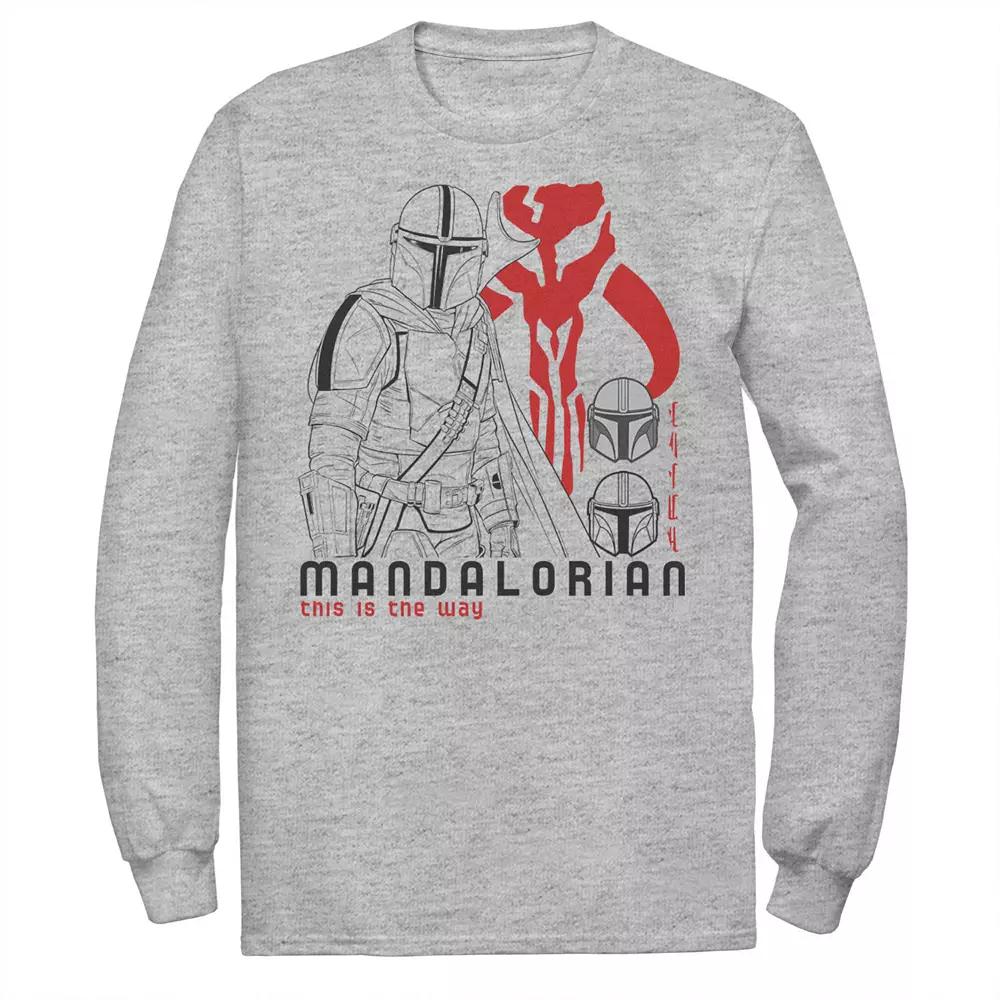 Men's Star Wars The Mandalorian This Is The Way Line Art Tee,  Product Image
