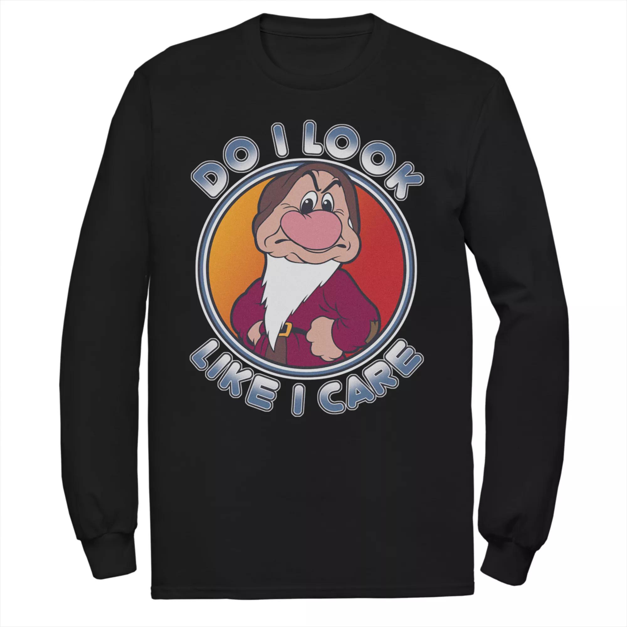Disney's Snow White Grumpy Men's Do I Look Like I Care Tee,  Product Image