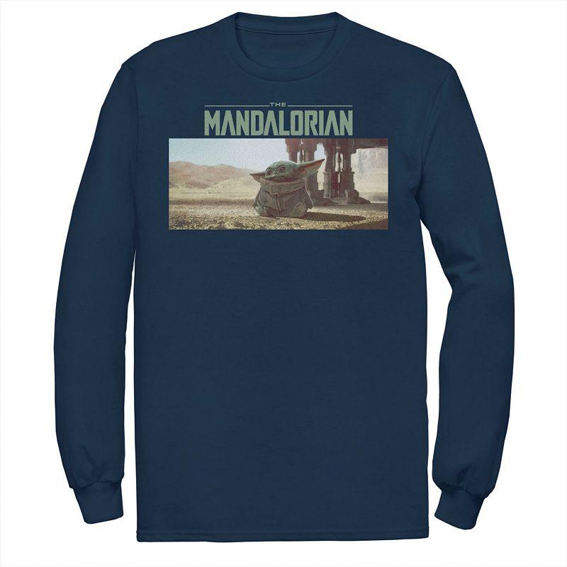 Men's Star Wars The Mandalorian The Child Logo Panel Tee,  Product Image