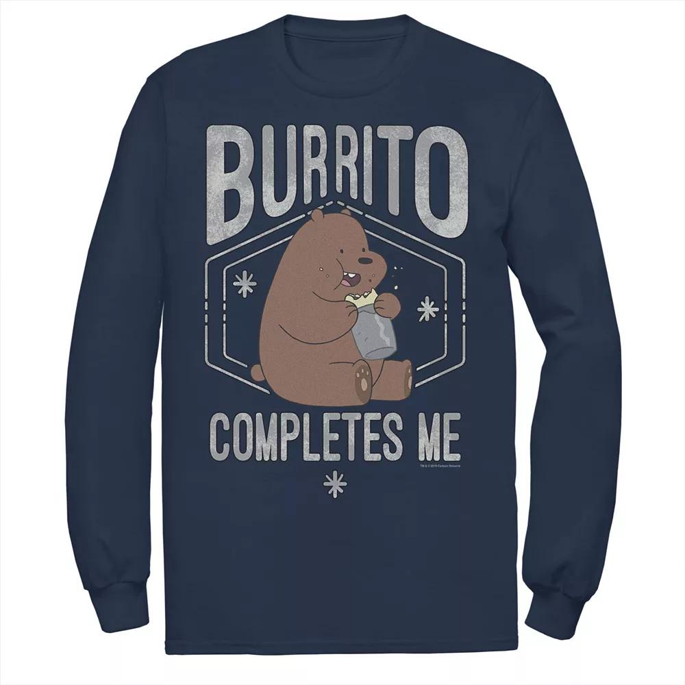 Men's Cartoon Network We Bare Bears Burrito Completes Me Tee,  Product Image