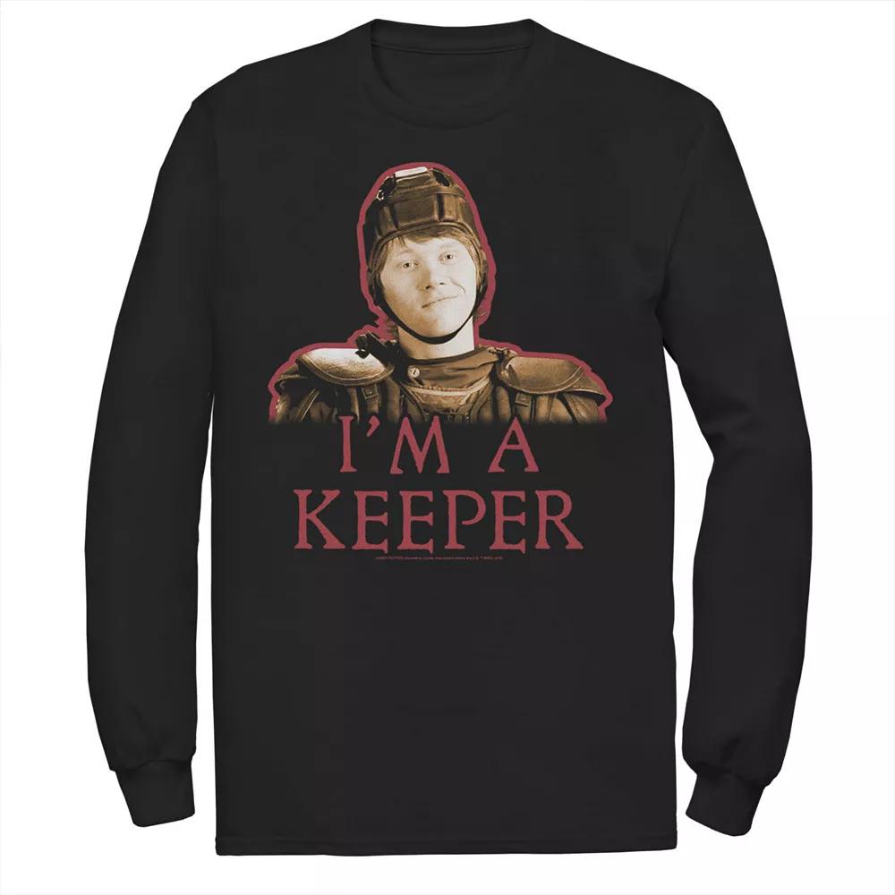 Men's Harry Potter Ron Weasley I'm A Keeper Portrait Tee,  Product Image