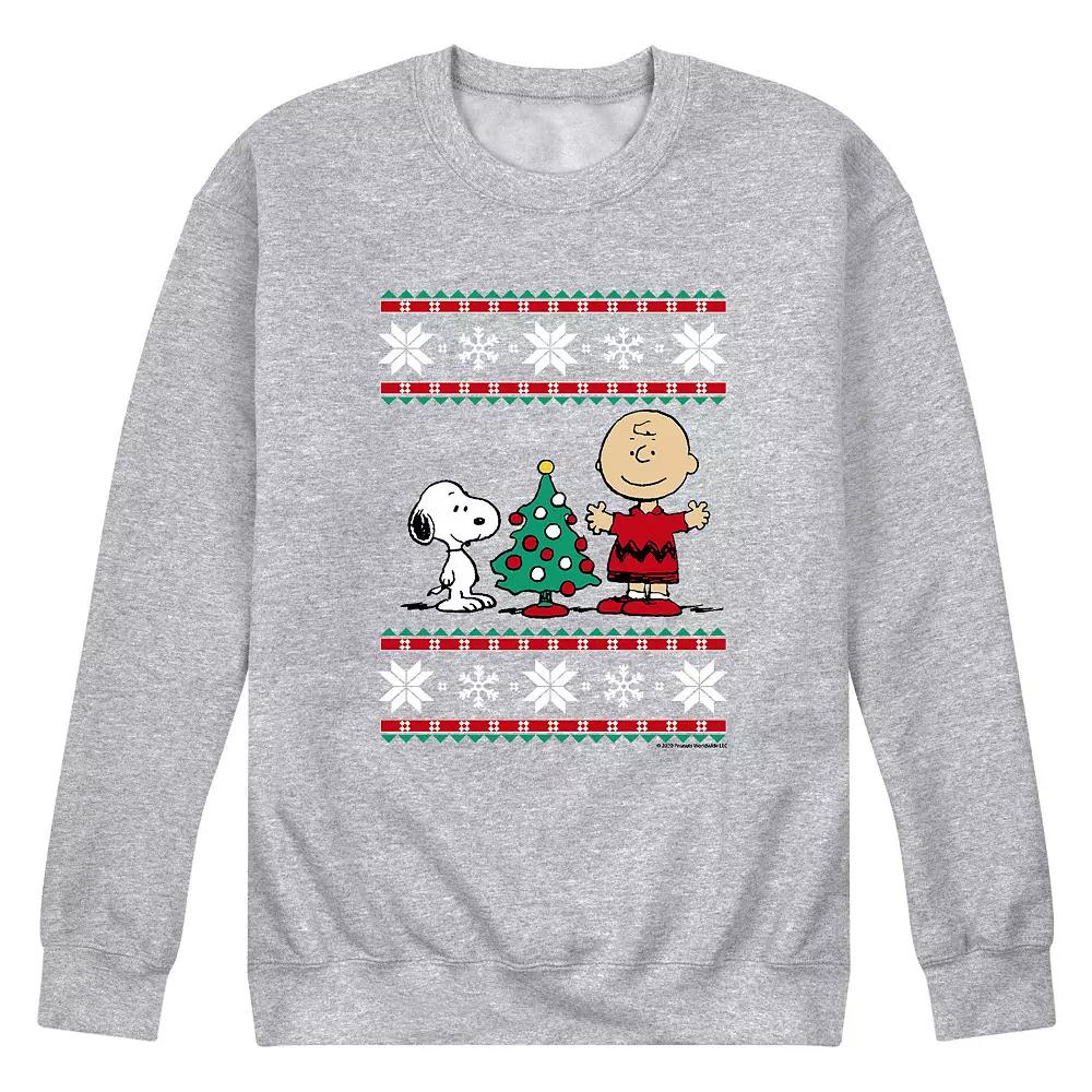 Men's Peanuts Snoopy Charlie Sweatshirt,  Product Image