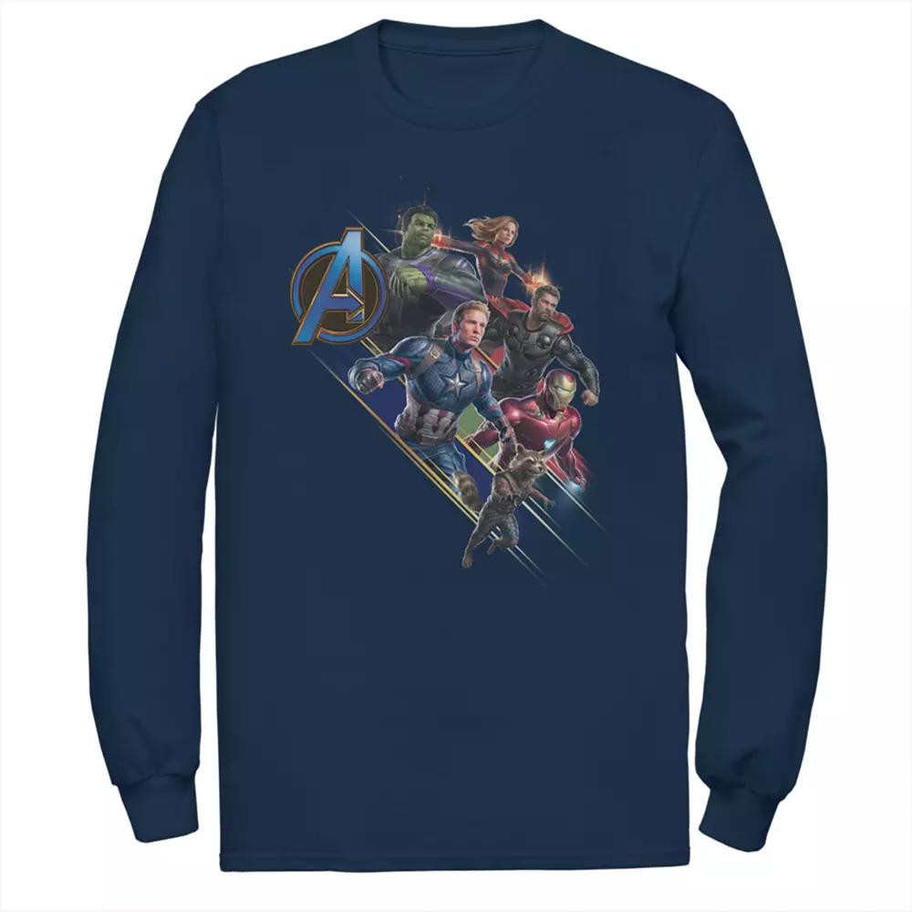 Men's Marvel 80 Years Comic Fill Logo Tee,  Product Image