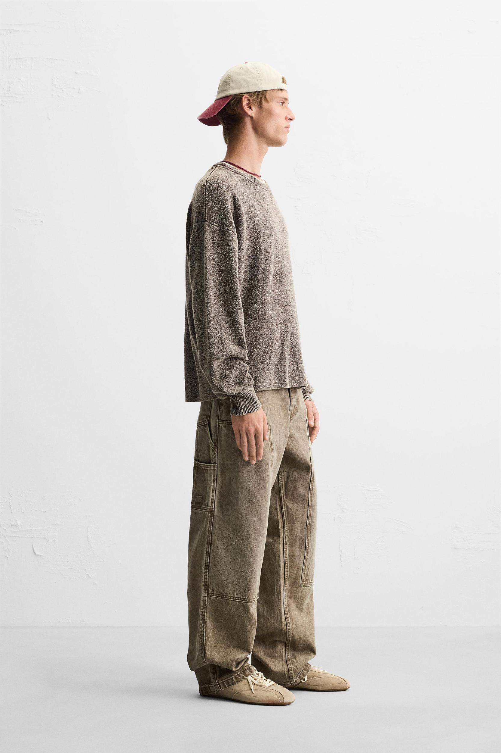 WASHED BOUCLÉ SWEATER Product Image