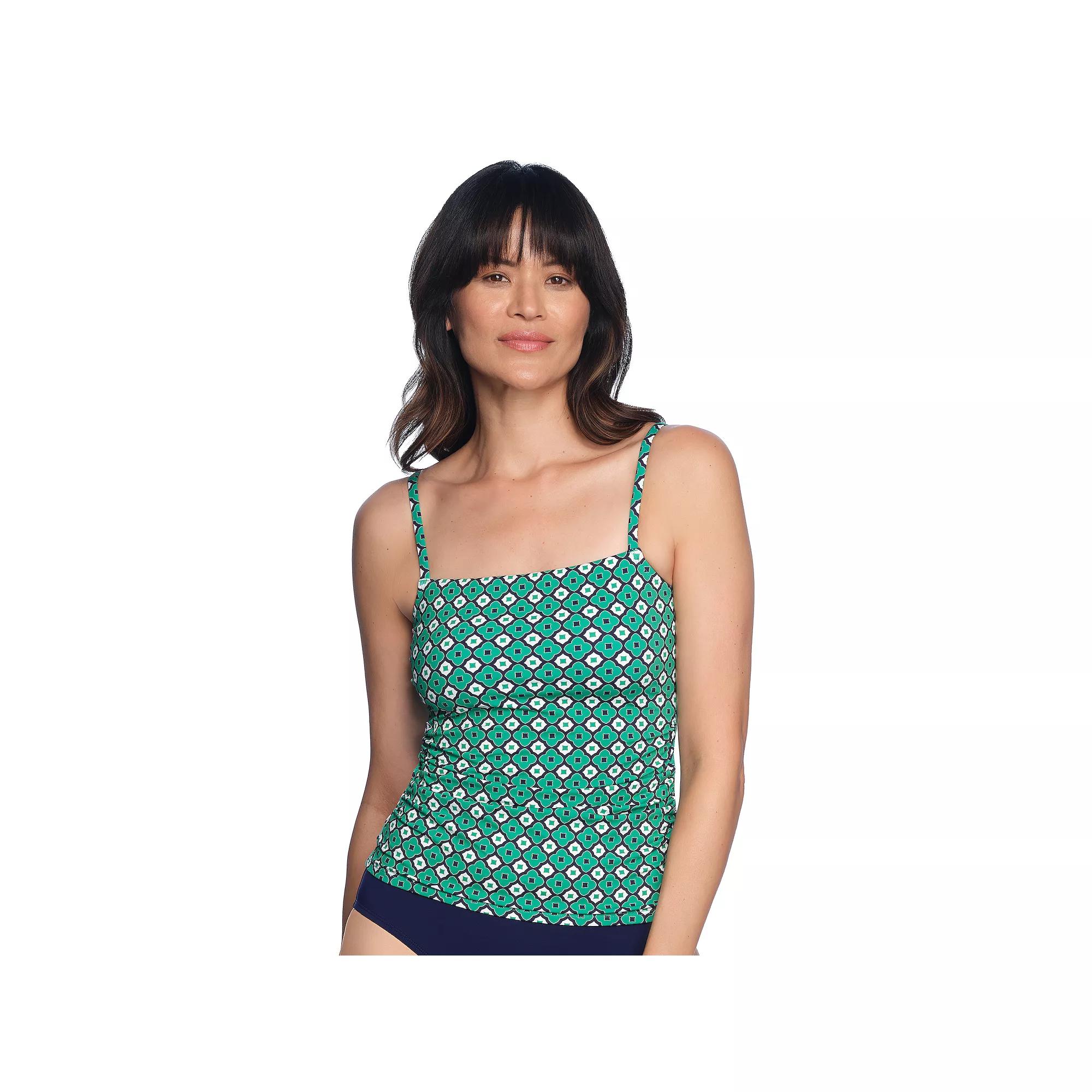 LOFT Ballet-Neck Adjustable Tankini Top, Women's,  Product Image