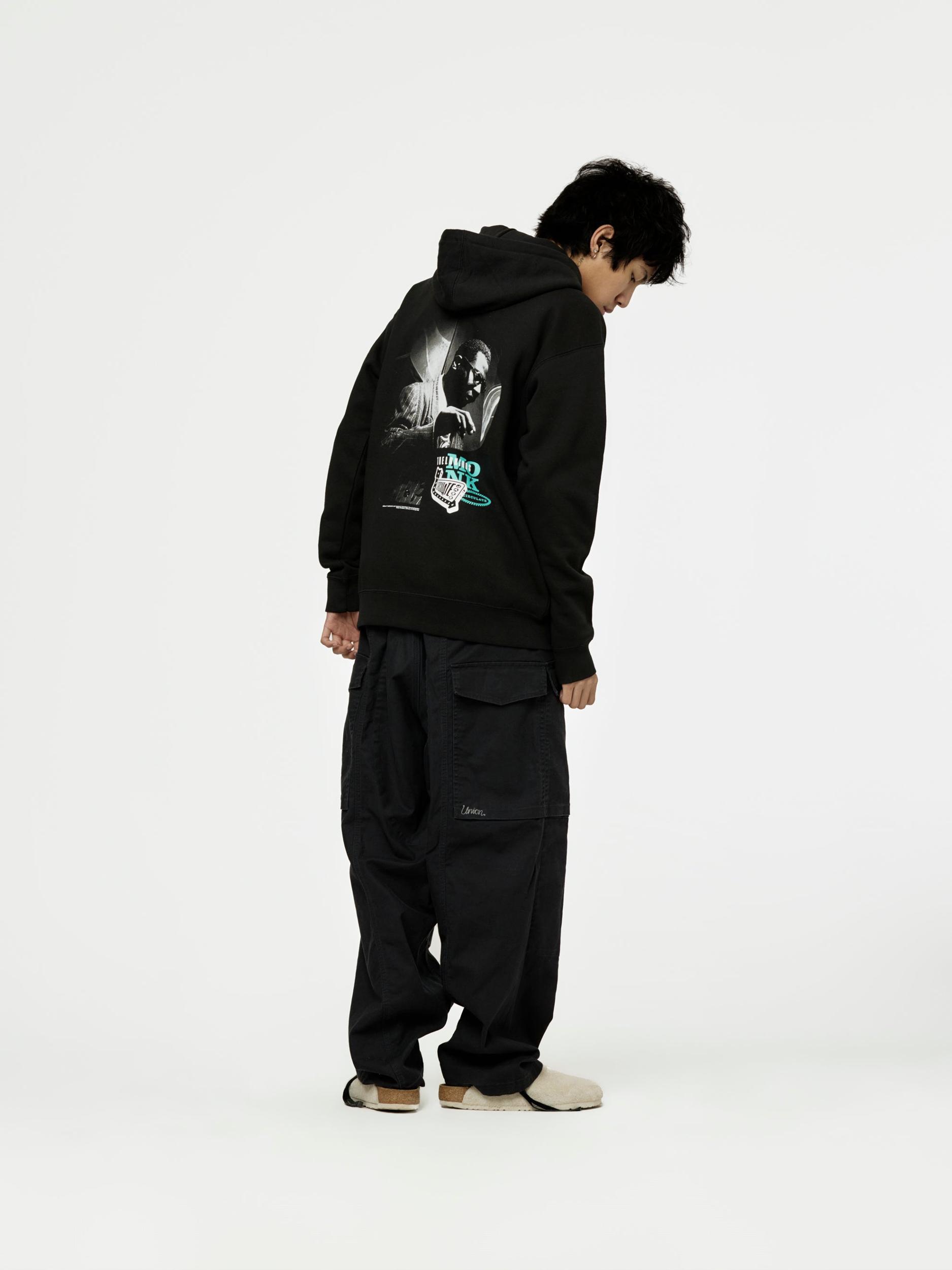 16 Bar Pull Up Over Hoodie (Black) Product Image