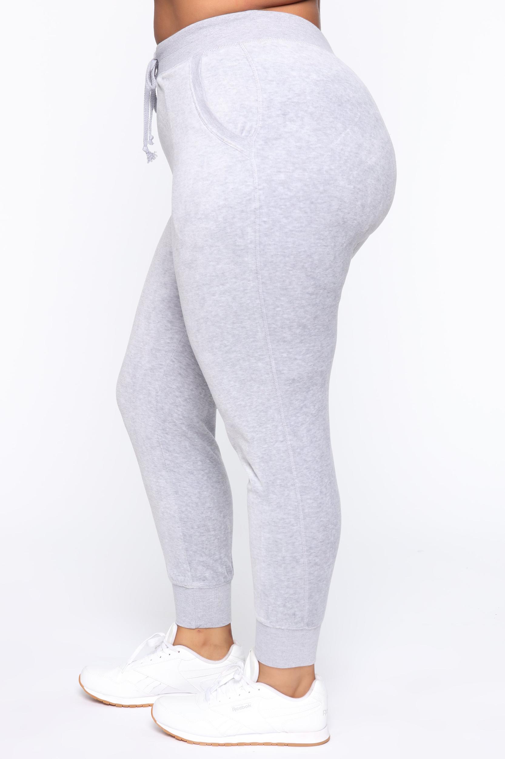 The Original Trendsetter Velour Set - Heather Grey Product Image
