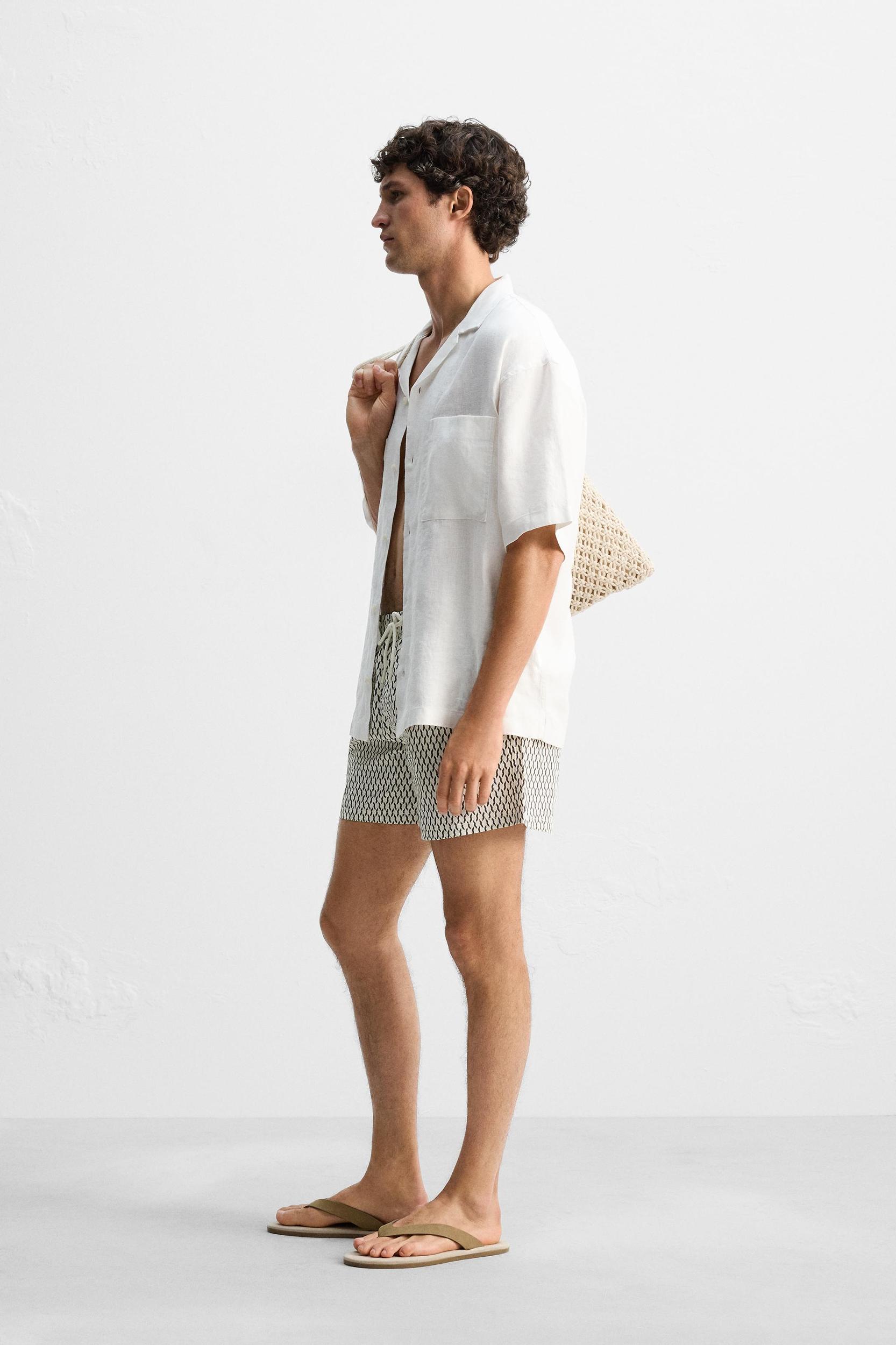 GEOMETRIC PRINT MEDIUM SWIMSUIT Product Image