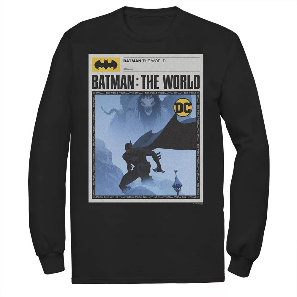 Men's Batman: The World Germany News Poster Tee, Boy's,  Product Image