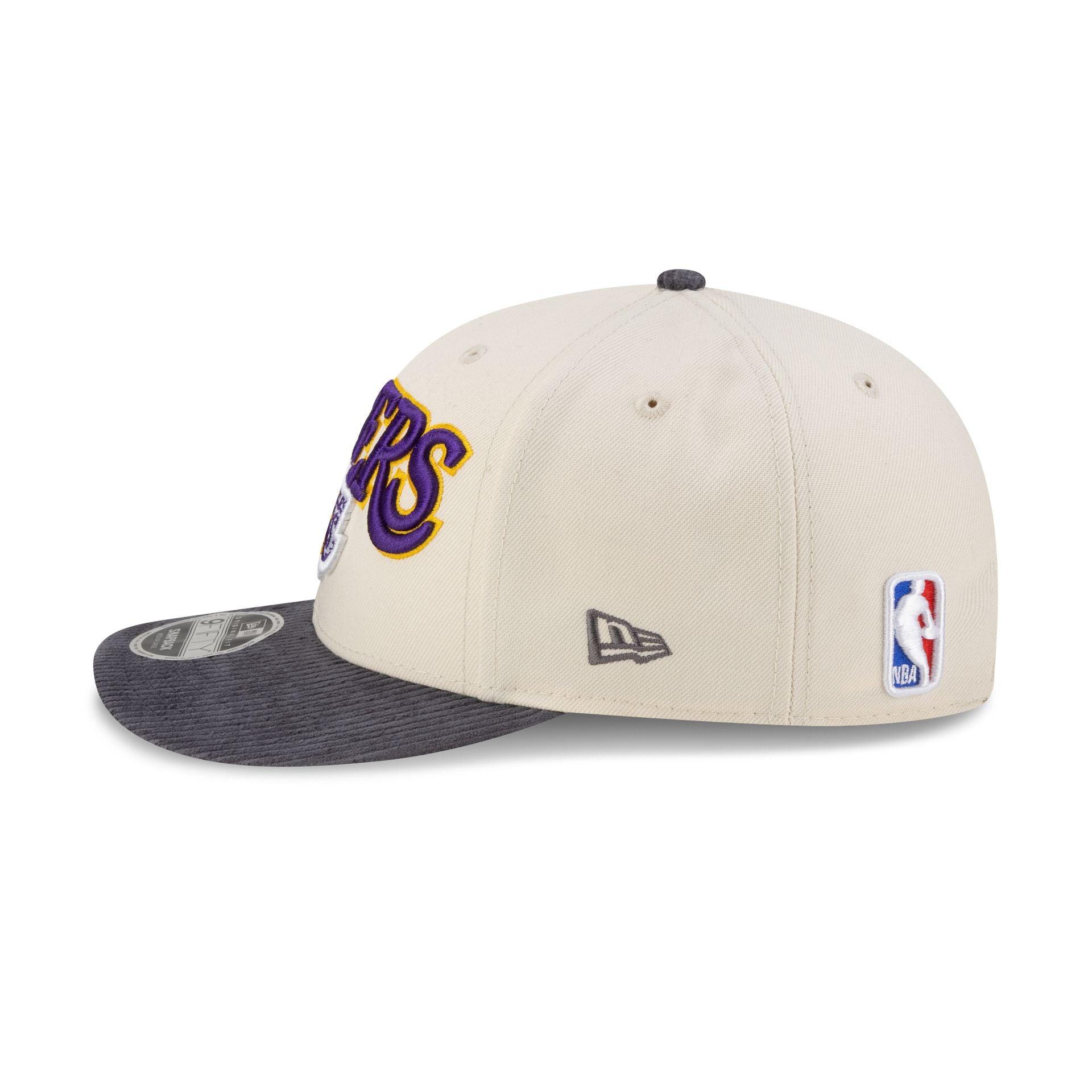 Los Angeles Lakers Cord Visor 9FIFTY Snapback Hat Male Product Image