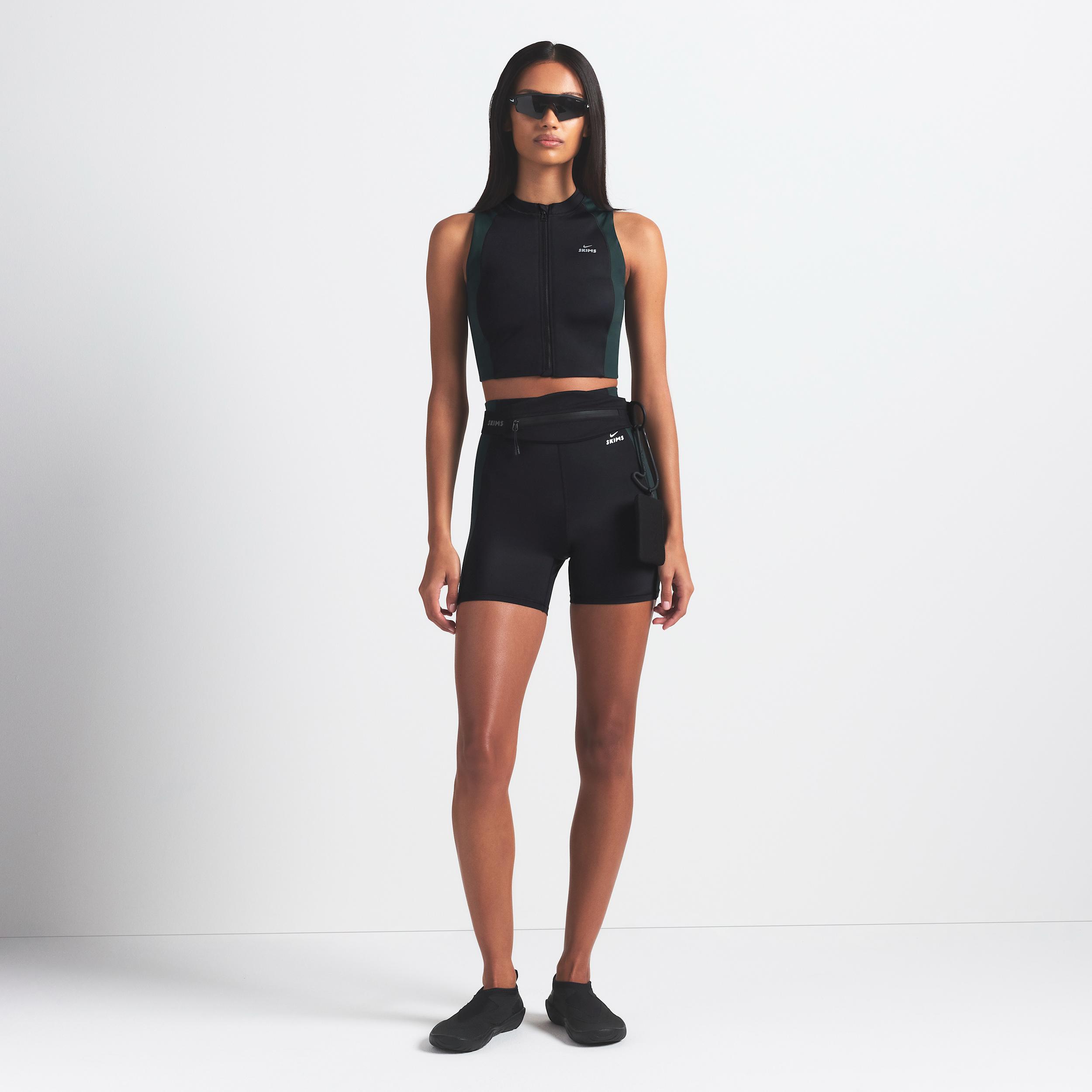 Nike Womens SKIMS Shine Front-Zip Bra | BABRA9497W-OBT Product Image