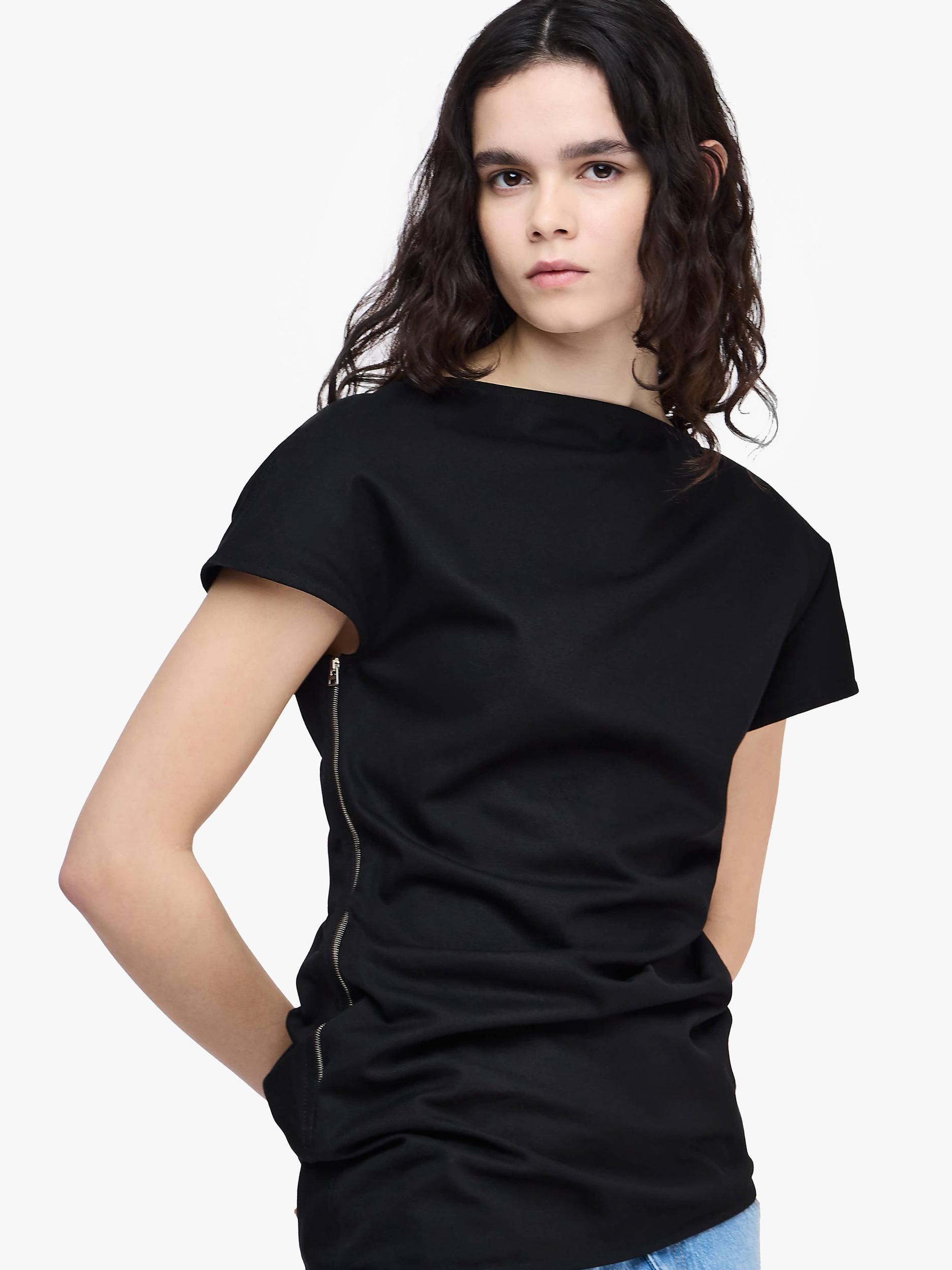 ASYMMETRIC DRAPED TOP Product Image