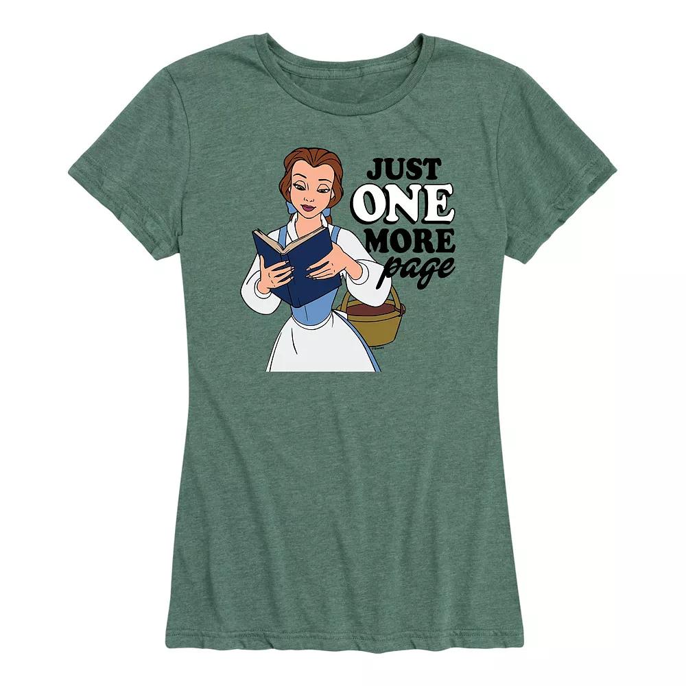 Disney Princess Belle Women's One More Page Graphic Tee, Girl's,  Product Image