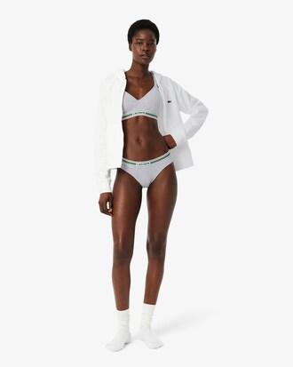 Padded Stretch Cotton Bralette Product Image