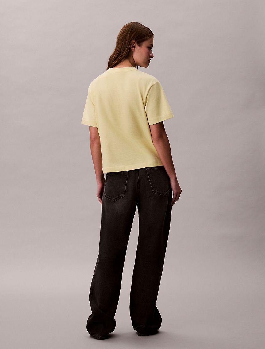 Standard Logo Boxy Fit Crewneck T-Shirt Product Image