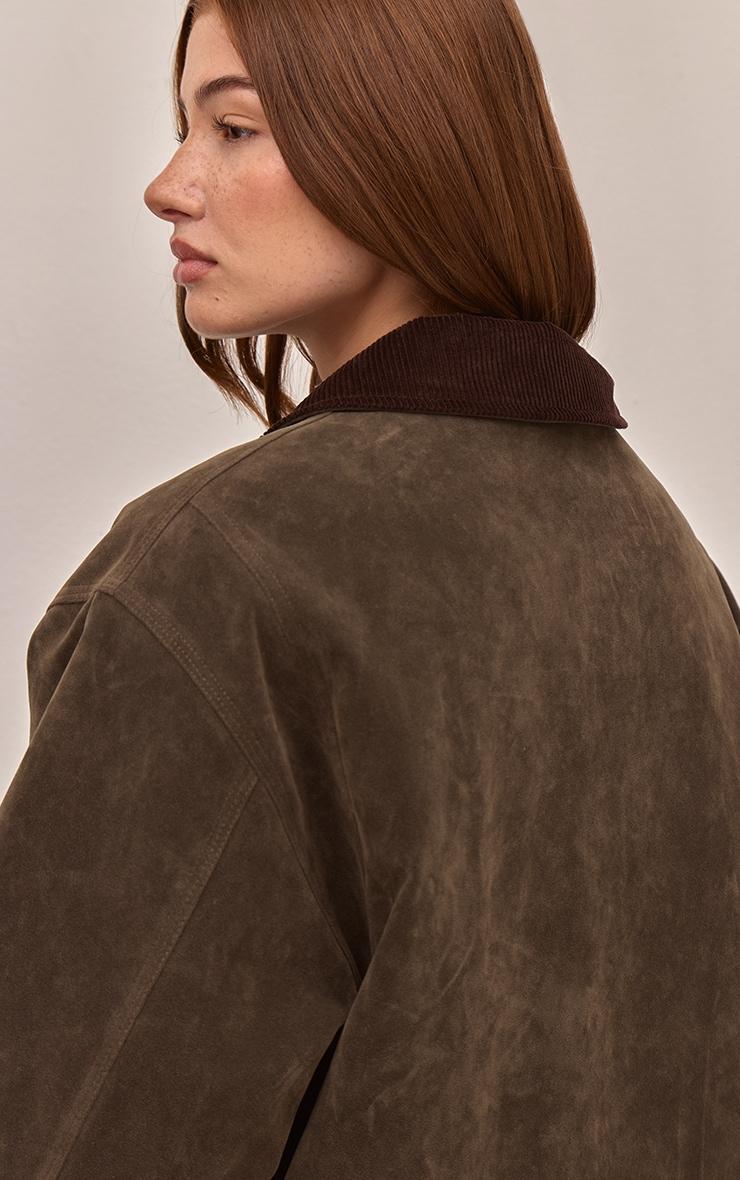 Stone Cocoon Sleeve Cinched Waist Blazer Product Image