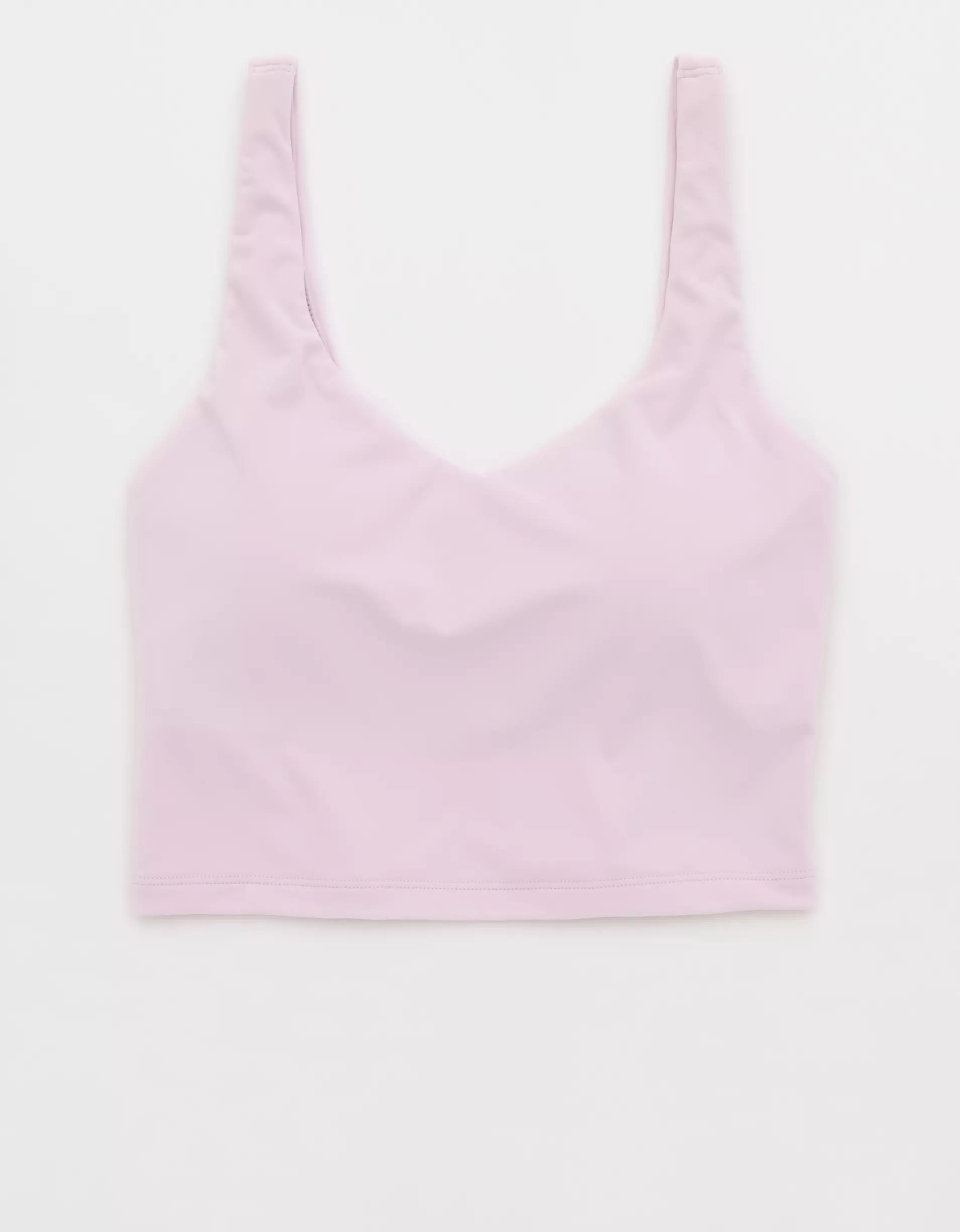 OFFLINE By Aerie Real Me Low Key Longline Sports Bra Product Image