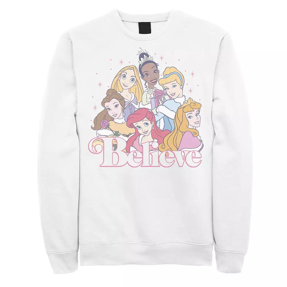 Disney's Princesses Men's Christmas Believe Group Shot Sweatshirt,  Product Image